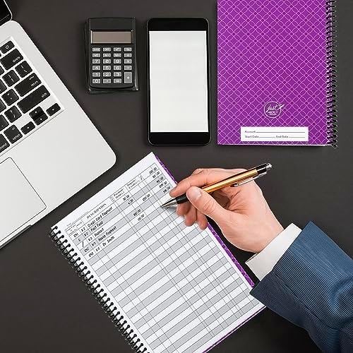 The Superior Register's Premium Check Book Register & Debit Card Ledger Notebook - Checking Account Register, Business Ledger