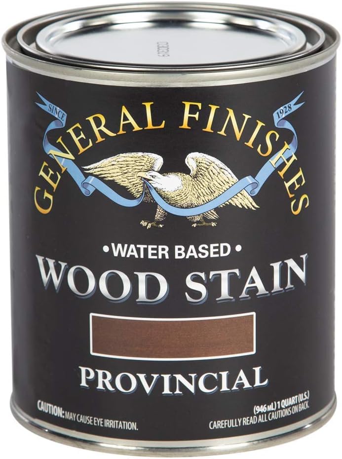 General Finishes Water Based Wood Stain, 1 Quart, Antique Oak