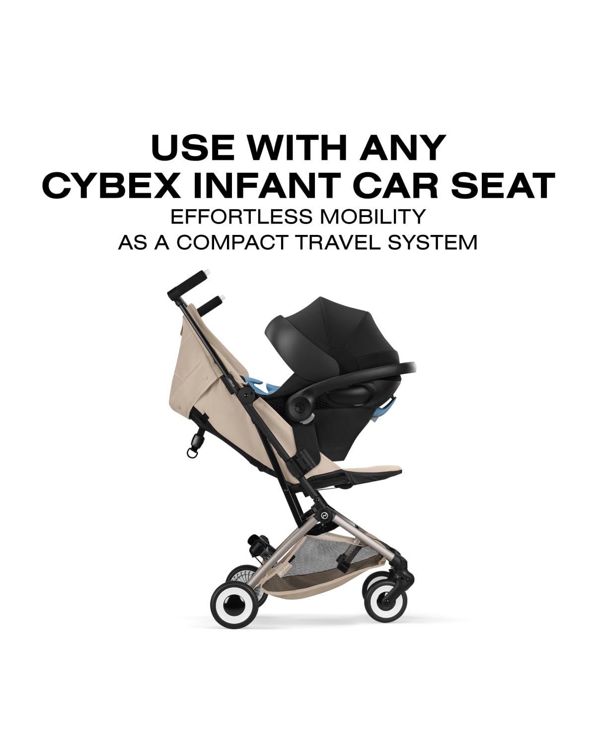 LIBELLE Ultra Lightweight Travel Stroller - Almond Beige