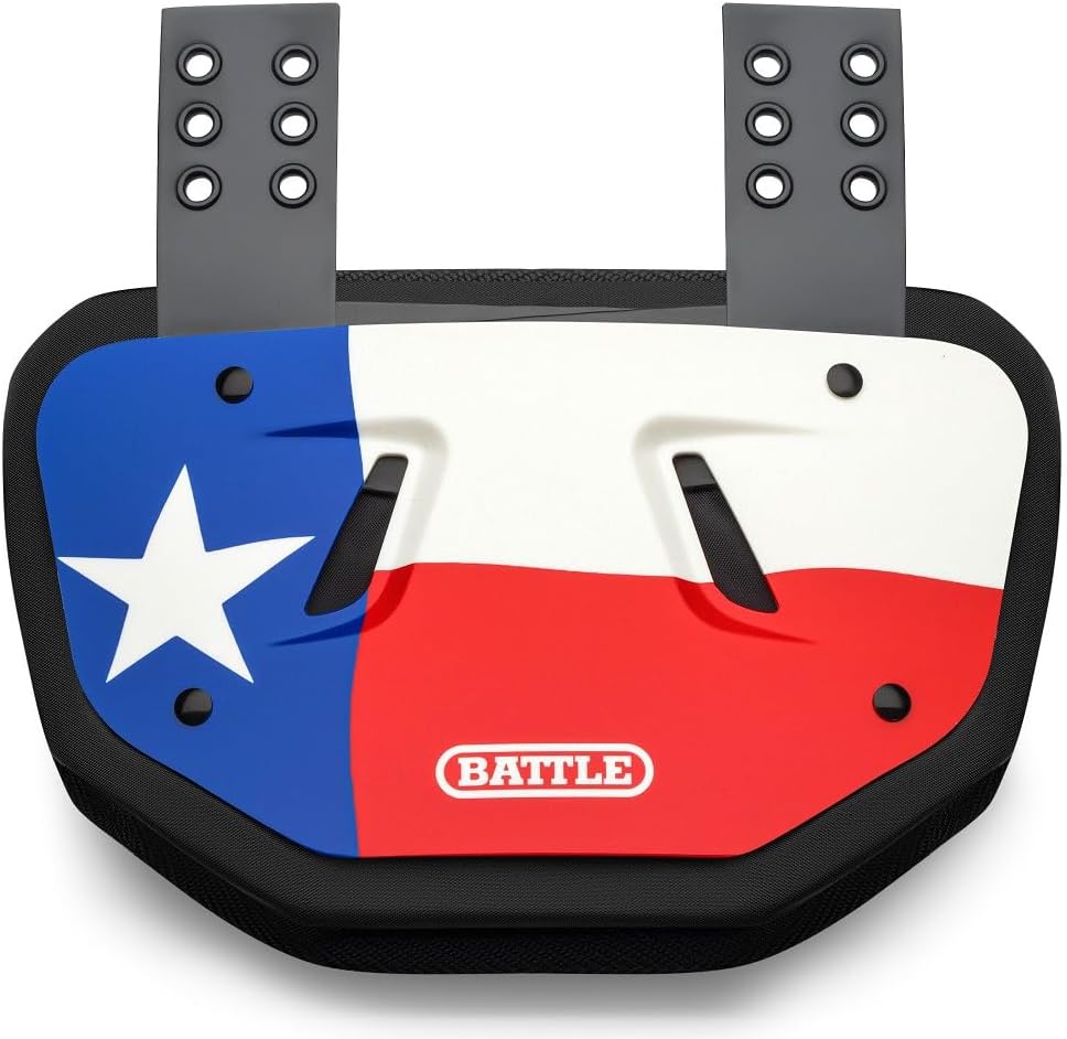 Battle Sports Novelty Football Back Plate, Kids, Adults