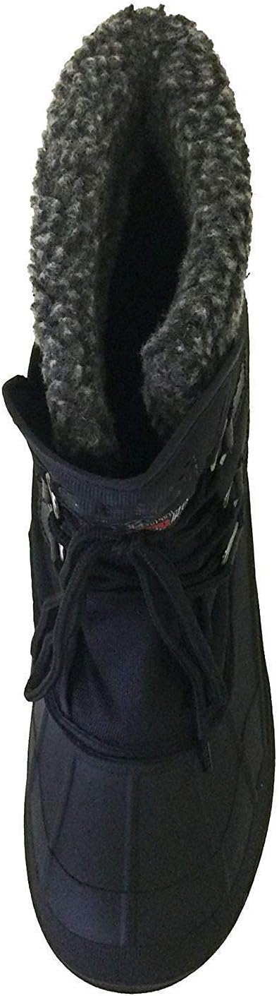 G4U-YC06S Men's Winter Boots Cold Weather Water Repellent Nylon 9" Thermolite Insulated Hiking Duck Warm Snow Shoes