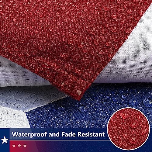 American Flag 4x6 ft: Long Lasting US Flag, Heavy Duty Nylon, Embroidered Stars, Sewn Stripes, Brass Grommets, UV Protection Perfect for Outdoors! USA Flag | 100% Heavy Duty Nylon UV Protection Premium Embroidered Stars Sewn Stripes Brass Grommets Long L…