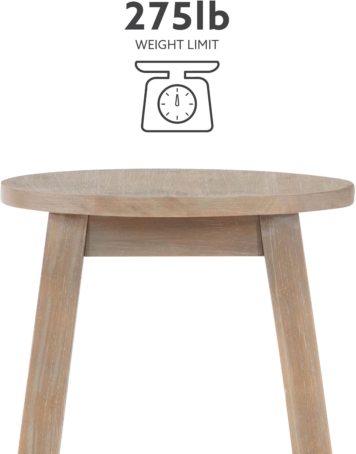 Linon 29-Inch Barstool With Round Seat