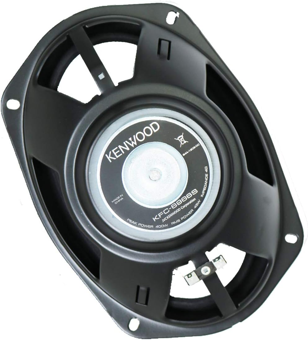 Kenwood KFC-6966S 6"x9" 3-Way 400W car Speakers (2 Speakers) with Gravity Magnet Phone Holder Bundle