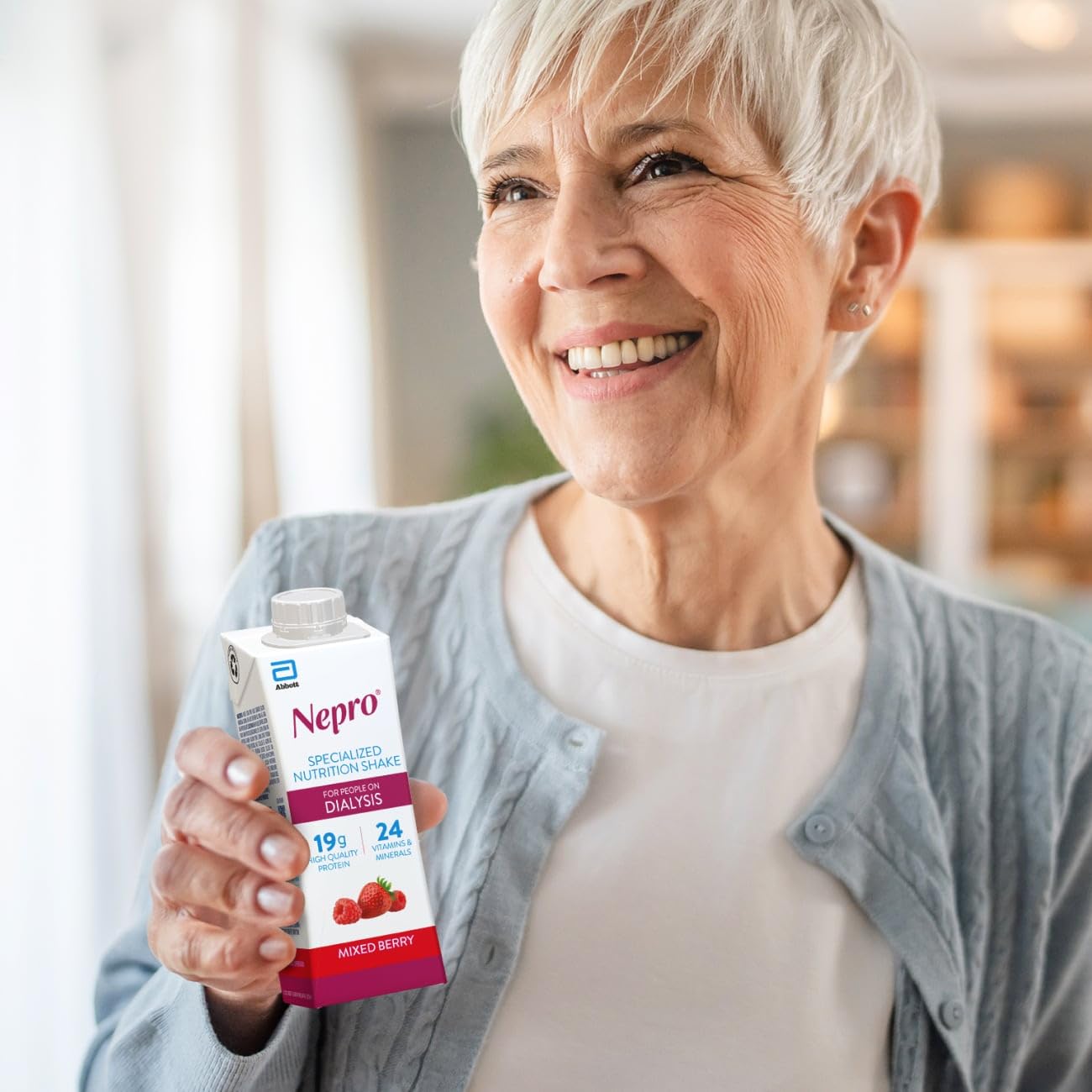 Nepro Renal Nutrition Shake for People on Dialysis, Vanilla, 24ct