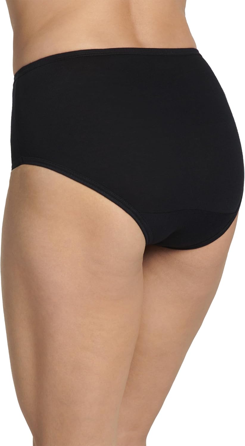 Jockey Women's Underwear 100% Cotton Elance Brief - 3 Pack