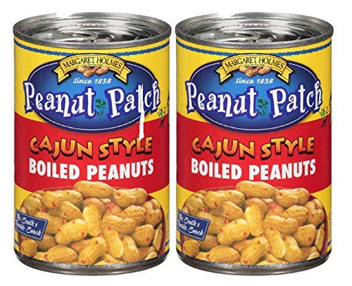 Peanut Patch Cajun Green Boiled Peanuts Red Two 13.5 Oz. Cans