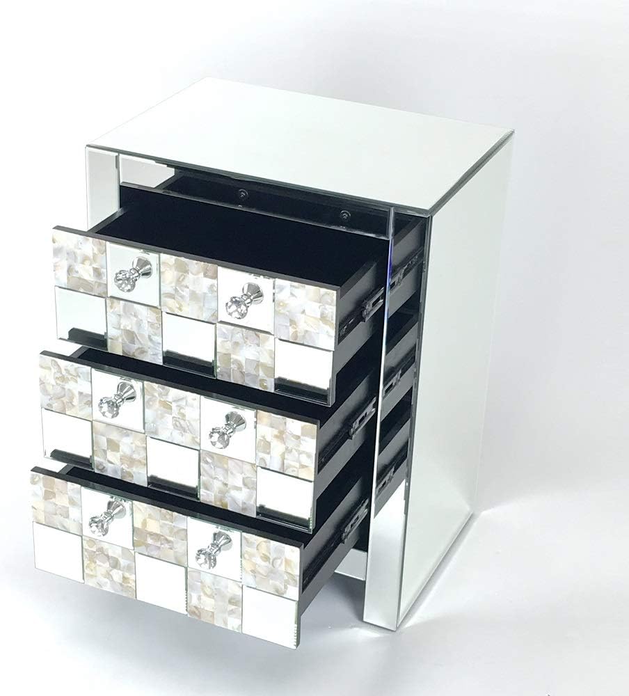 Wayborn Beveled Mirror Drawer & Chest