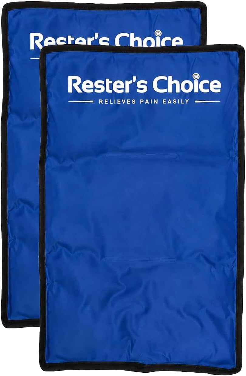 Gel Soft Flexible Ice Pack for Injuries Reusable - (Large: 11"x14.5") for Hip, Shoulder, Knee, Back - Comfy Cold Pack Compress for Swelling, Bruises, Surgery