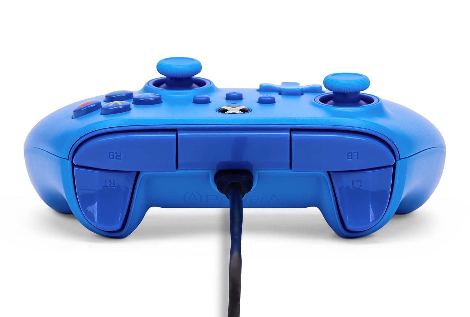 PowerA Wired Controller for Xbox Series X|S - blue, gamepad, video game/gaming controller, works with Xbox One, Officially Licensed