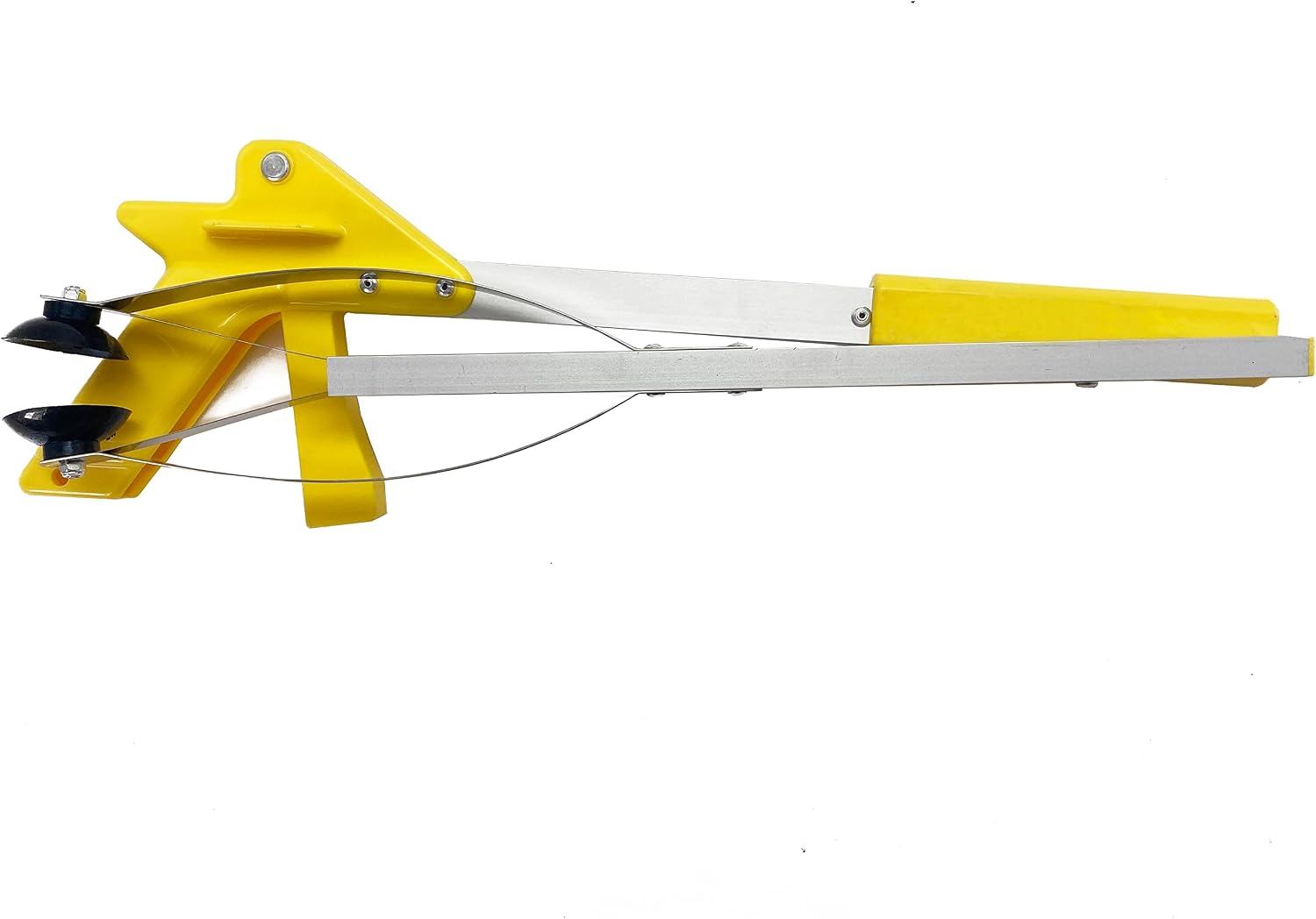 Grabber Reacher Suction Cup Grip Tool- Long 32 Inch Foldable Strong Heavy Duty Aluminum Pick Up Stick - Lightweight Trash Litter Picker Claw