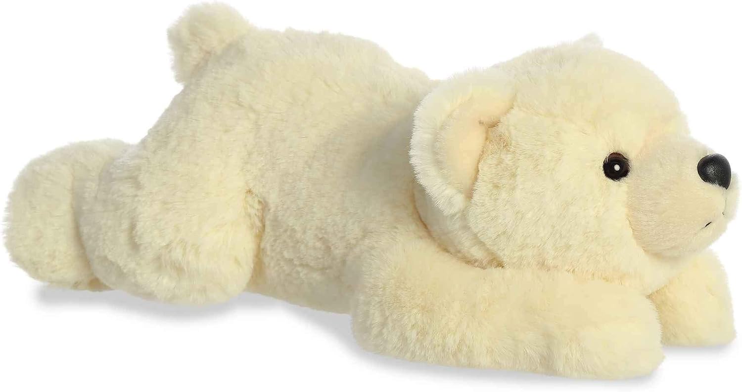Aurora Flopsie 12" Dolly Adorable Stuffed Animal | Lifelike animal details in a relaxed resting pose