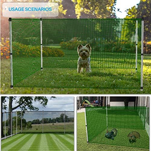 Patio Pool Fence Gate for Inground Pools with Privacy Fence Gate Door for Garden Deck Backyard Chicken Dog Outdoor Security Gate Removable 6’ H X