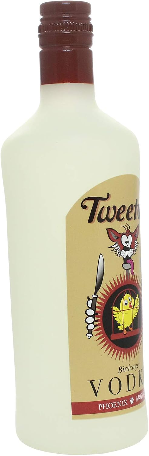 SILLY SQUEAKERS Tuffy Liquor Bottle Dog Toy: Squeaky Dog Toy, Washable and Floats, Vinyl Construction