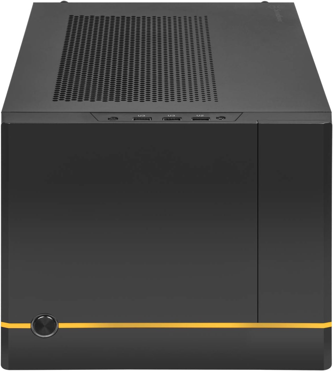 Silverstone Technology SUGO 14, SG14, Black, Mini-ITX Cube Chassis, Supports 3 Slot Full Length GPUs/ATX PSU / 240mm AIO, 4 Removable Panels