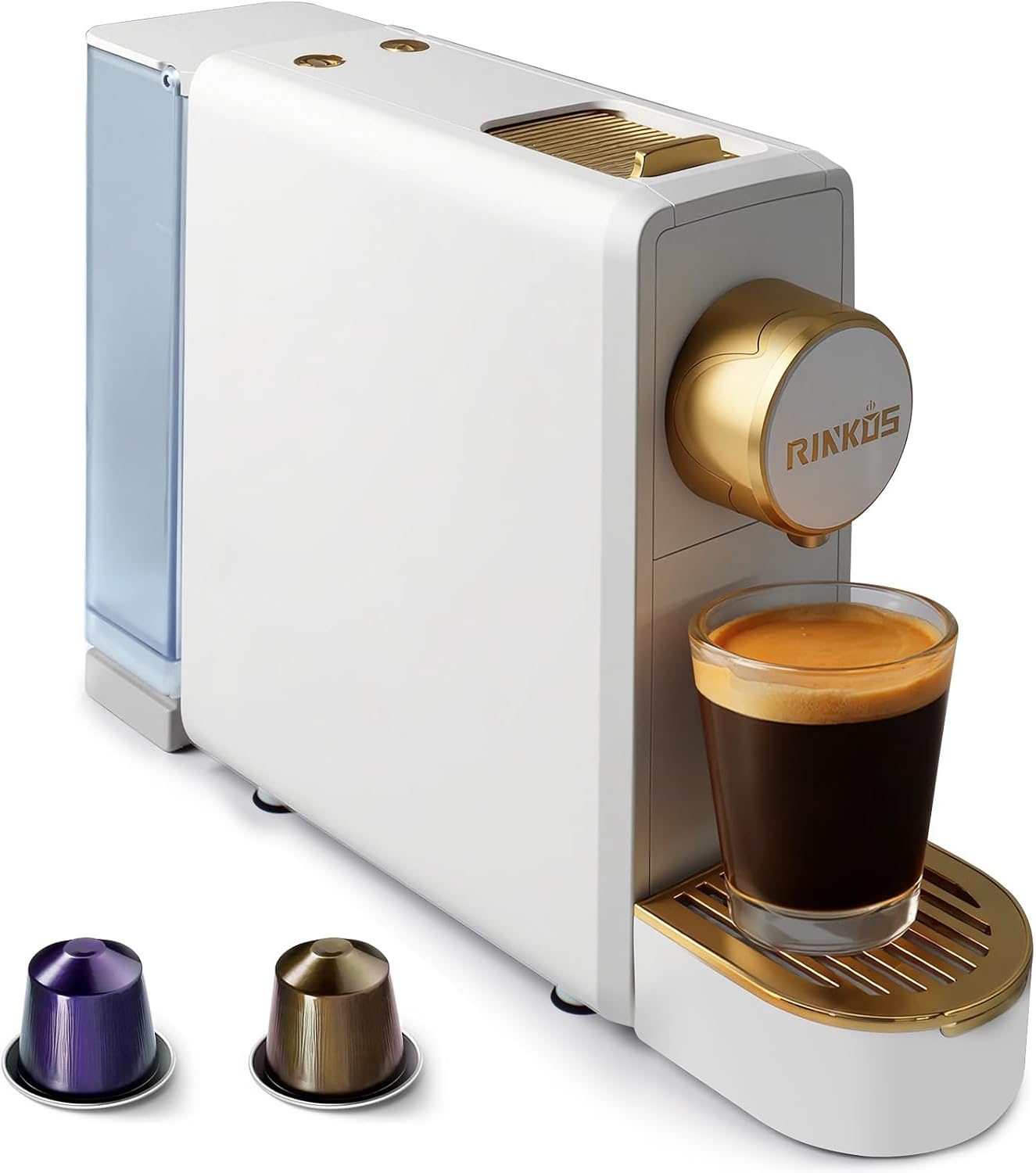 Espresso Machine Compatible with Nespresso Original Capsules, 20 Bar Italian High Pressure Pump Pod Coffee Maker