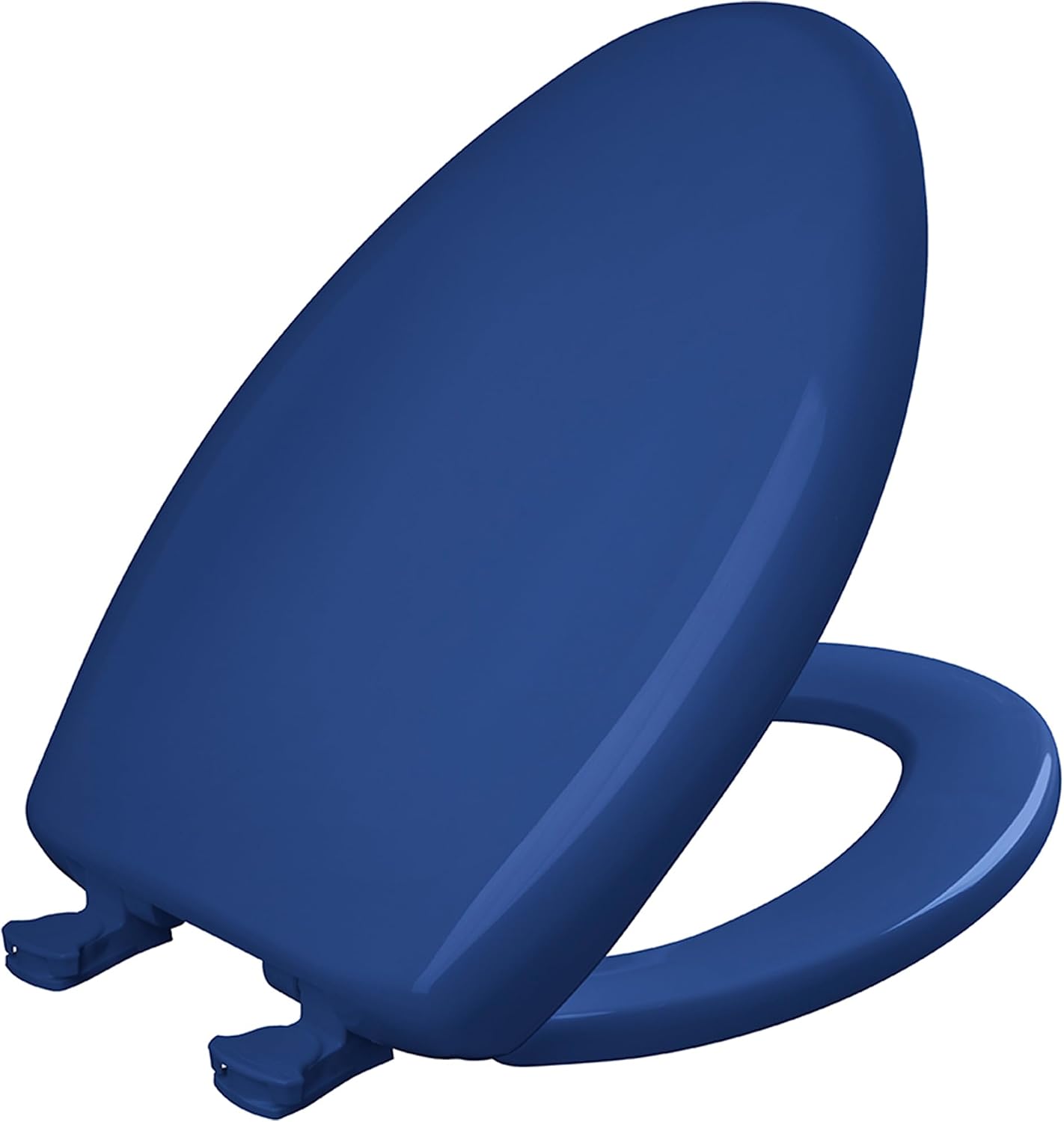 Bemis Classic Colors Slow Close Toilet Seat, Easy Clean Hinges and Durable Plastic Seat, Made in USA, Elongated, Black