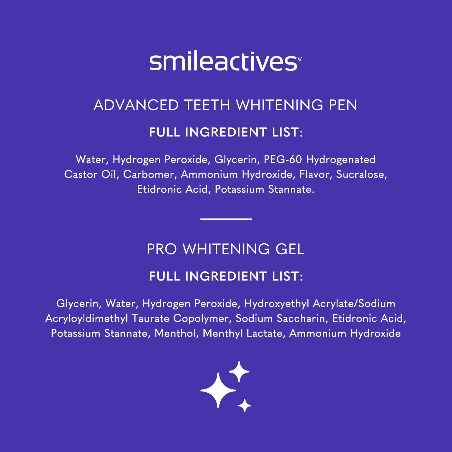 Smileactives Teeth Whitening Kit with Gel & Pen, Hydrogen Peroxide, 30-Day