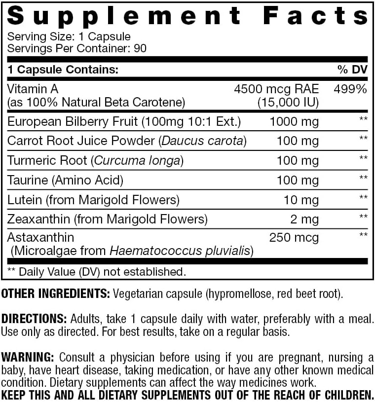 Fresh Start Vision Support - Antioxidant Formula for Eye Health