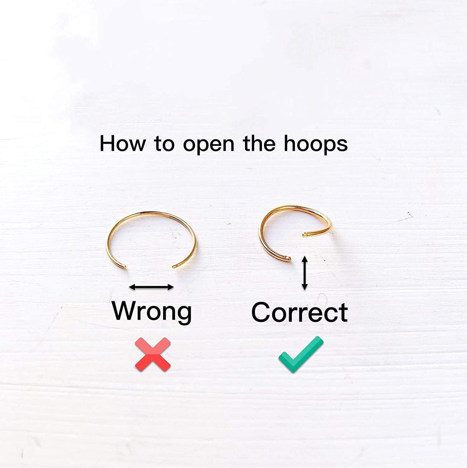 Small Gold or Sterling Silver Huggie Hoop Earrings for Women Cartilage Nose Helix Tragus