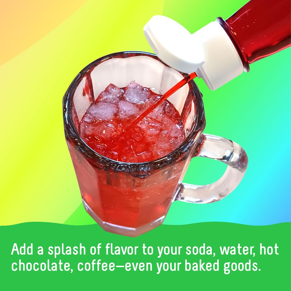 Time For Treats 3-Pack Tropical Punch, Watermelon, Lime Syrup 16.9 Fluid Ounce Per Bottle for Snow Cones, Homemade Sodas, Cocktails, Coffee, Baking and More
