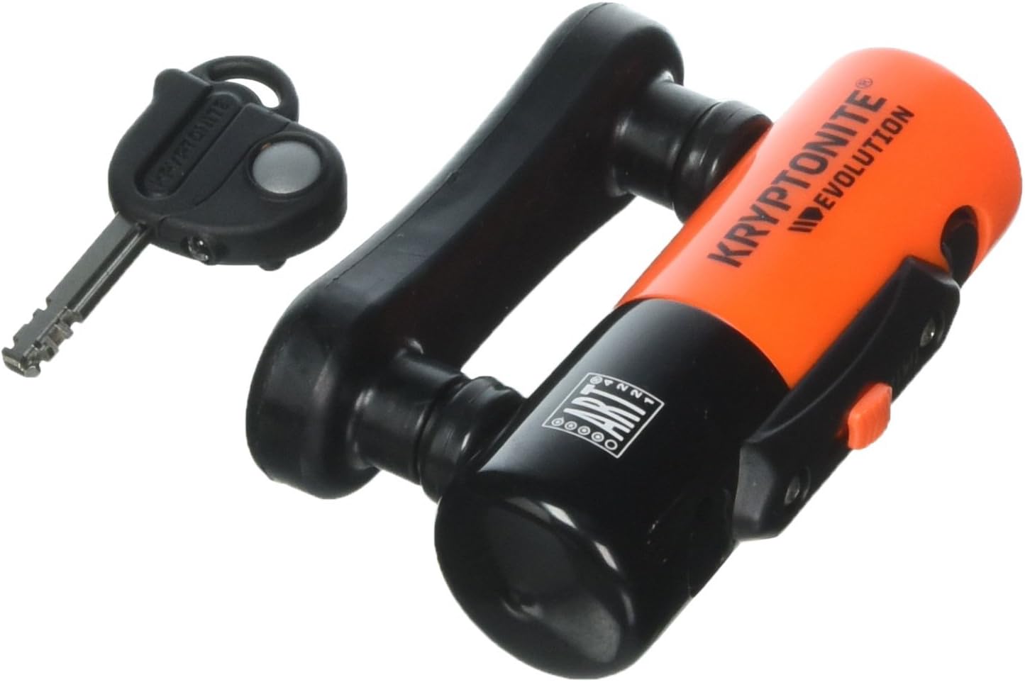 Kryptonite Evolution Compact Disc Lock, 13mm Hardened Max-Performance Steel Shackle, Sold Secure Gold and Art 4-Star