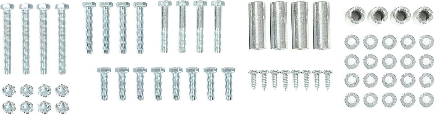 Kojem 2Pcs Silvery Aluminum Side Step Compatible with Chevy Chevrolet GMC Ford Isuzu Mitsubishi Dodge Jeep Nissan Toyota Mazda Side Hoop Step Polishing