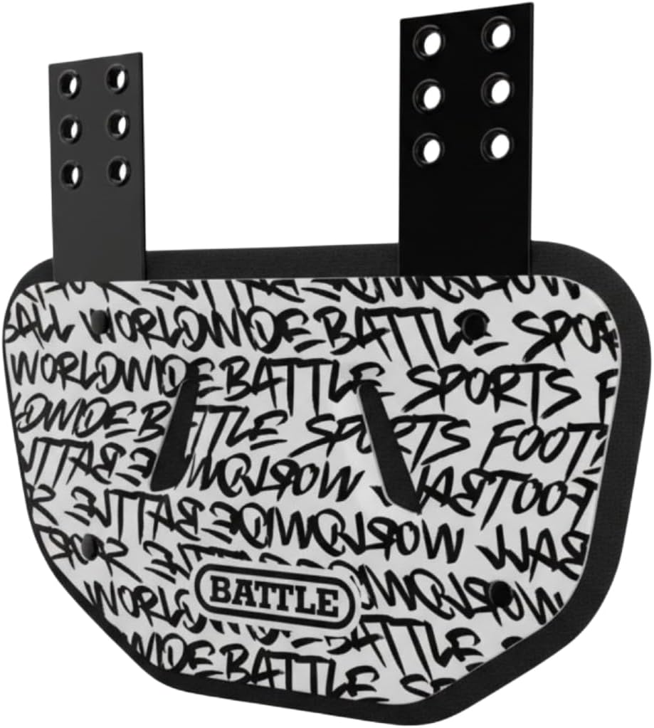 Battle Sports Novelty Football Back Plate, Kids, Adults