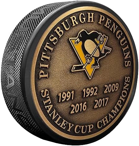 Sports Decor Stanley Cup Years Gold Medallion Puck