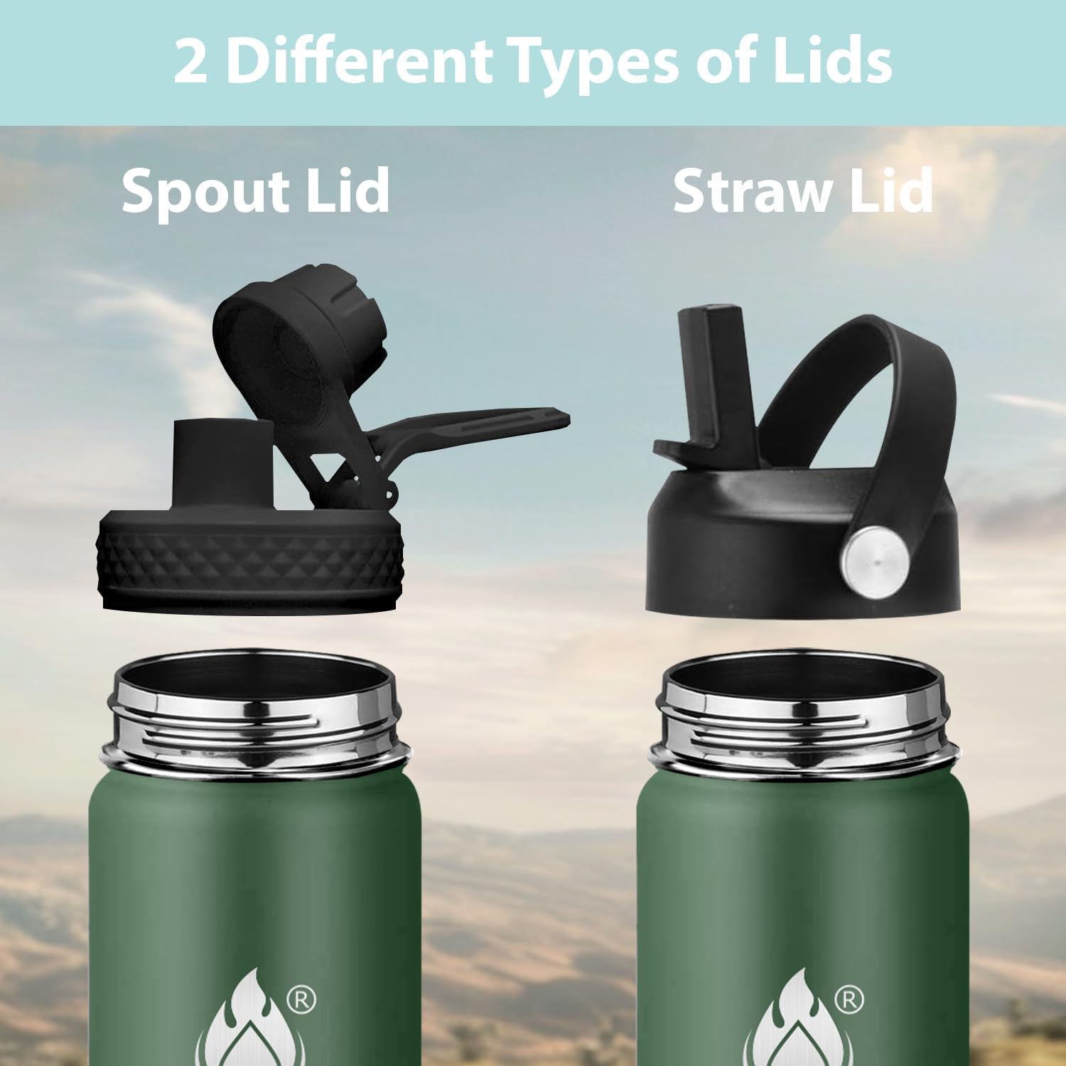 SENDESTAR Insulated Water Bottle 24 oz