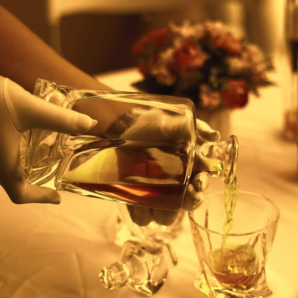 LUXU Whiskey Decanter,25 oz