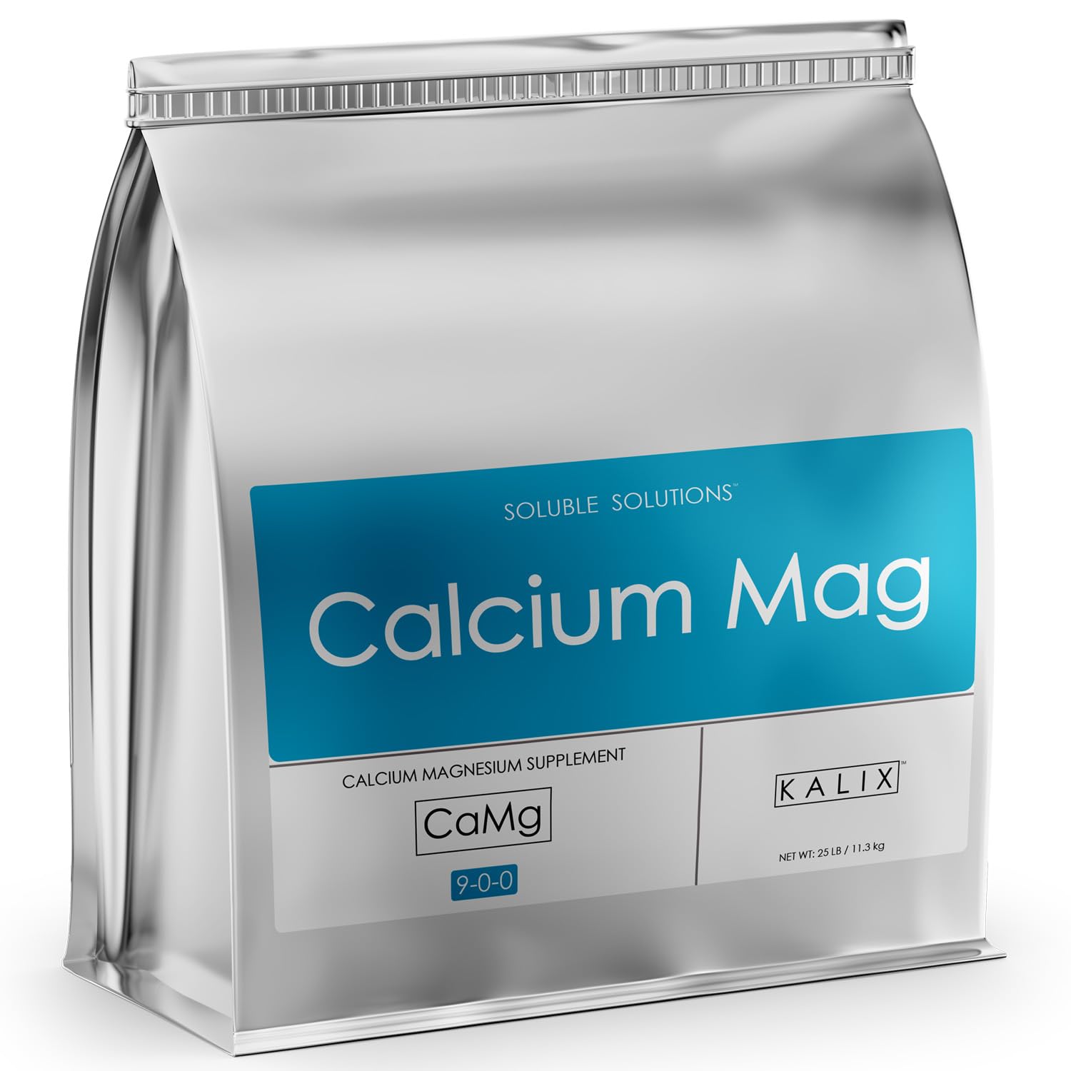 KALIX Calcium Mag | 9-0-0 + 15% Calcium + 3% Magnesium | Water-Soluble Supplement for Tip Burn, Leaf Curl & Nutrient Deficiency Prevention | for Soil