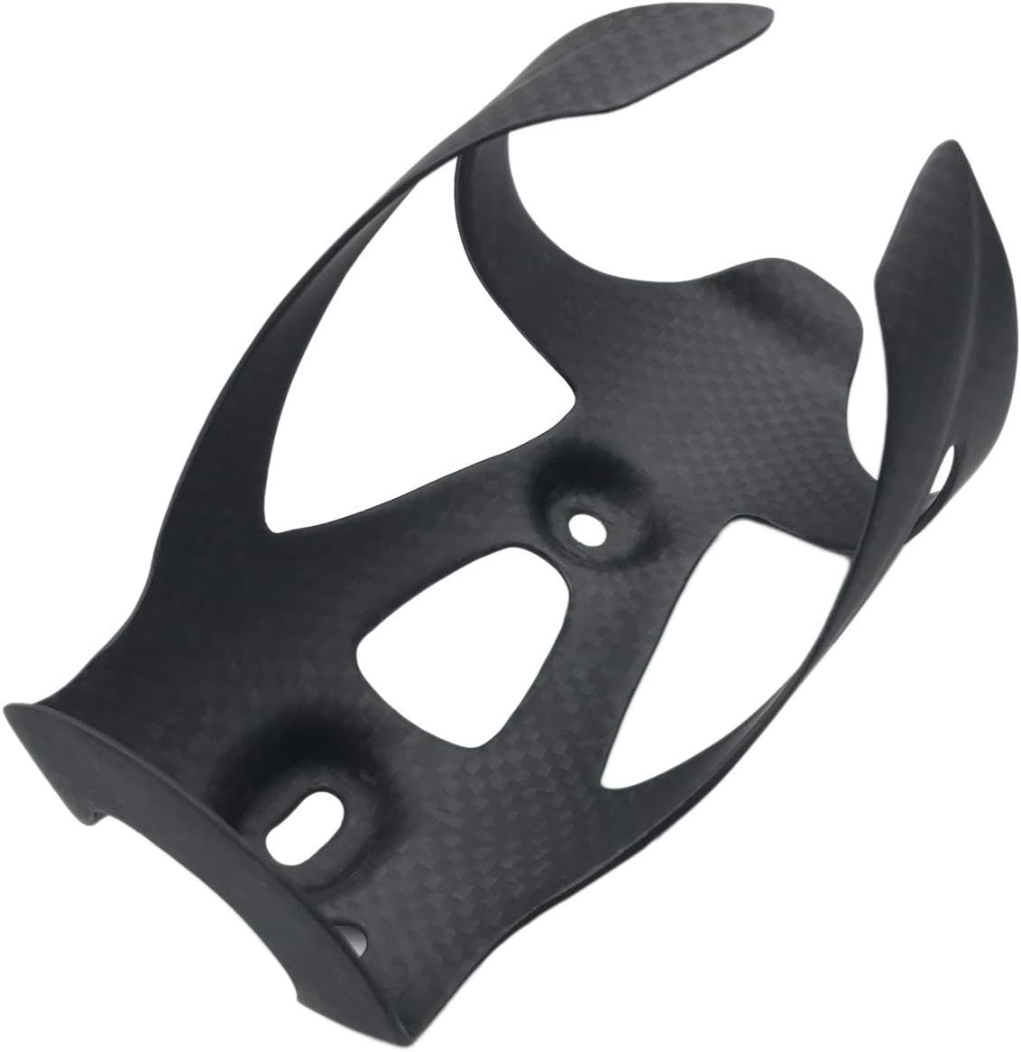 Water Bottle Cage, 3k Matte Full Carbon Fiber Lightweight and Strong Bicycle Water Bottle Holder Bike Cages Brackets - 1 Pcs
