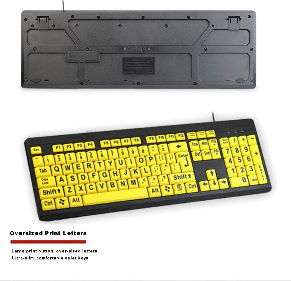 BOOGIIO Large Print Computer Keyboard