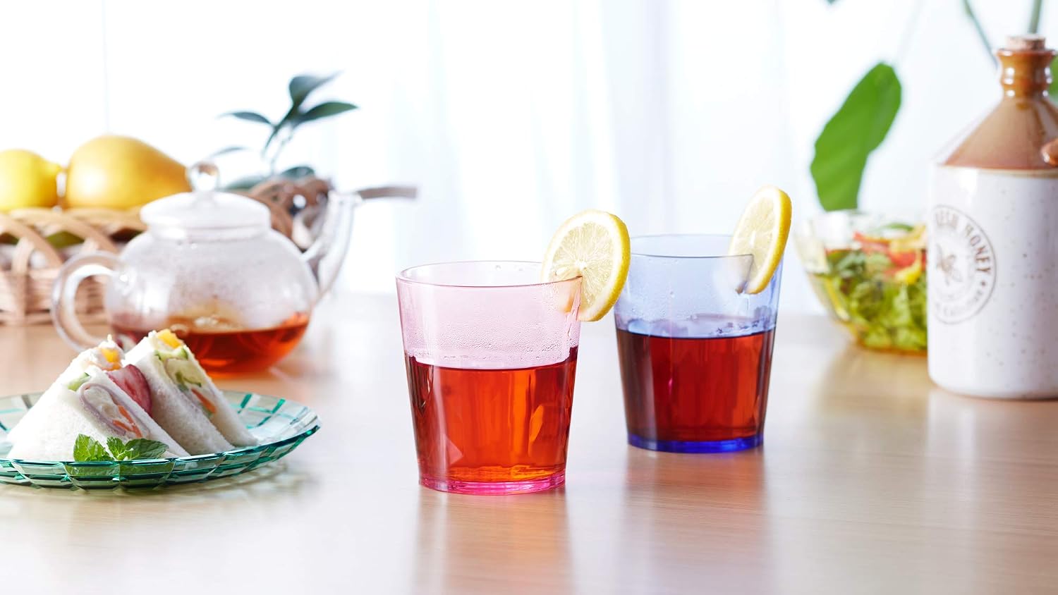 SCANDINOVIA - 13oz Unbreakable Premium Drinking Glasses Set of 6 - Made in Japan - Super Grade Acrylic Plastic - Perfect for Gifts - Dishwasher Safe