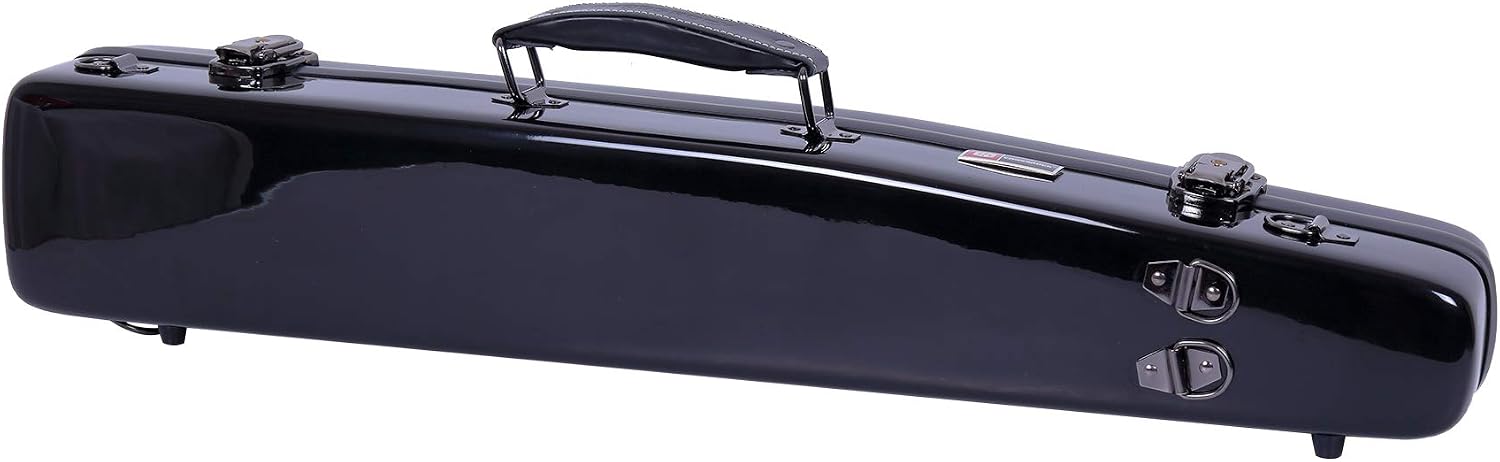 Crossrock Alto Saxophone Case-Fiberglass Hardshell with Backpack Straps in Blue