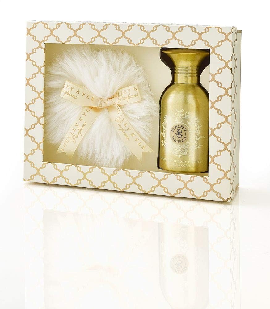 Talc Free Mcclendon Shimmer Powder Gift Box Set, 48Grams