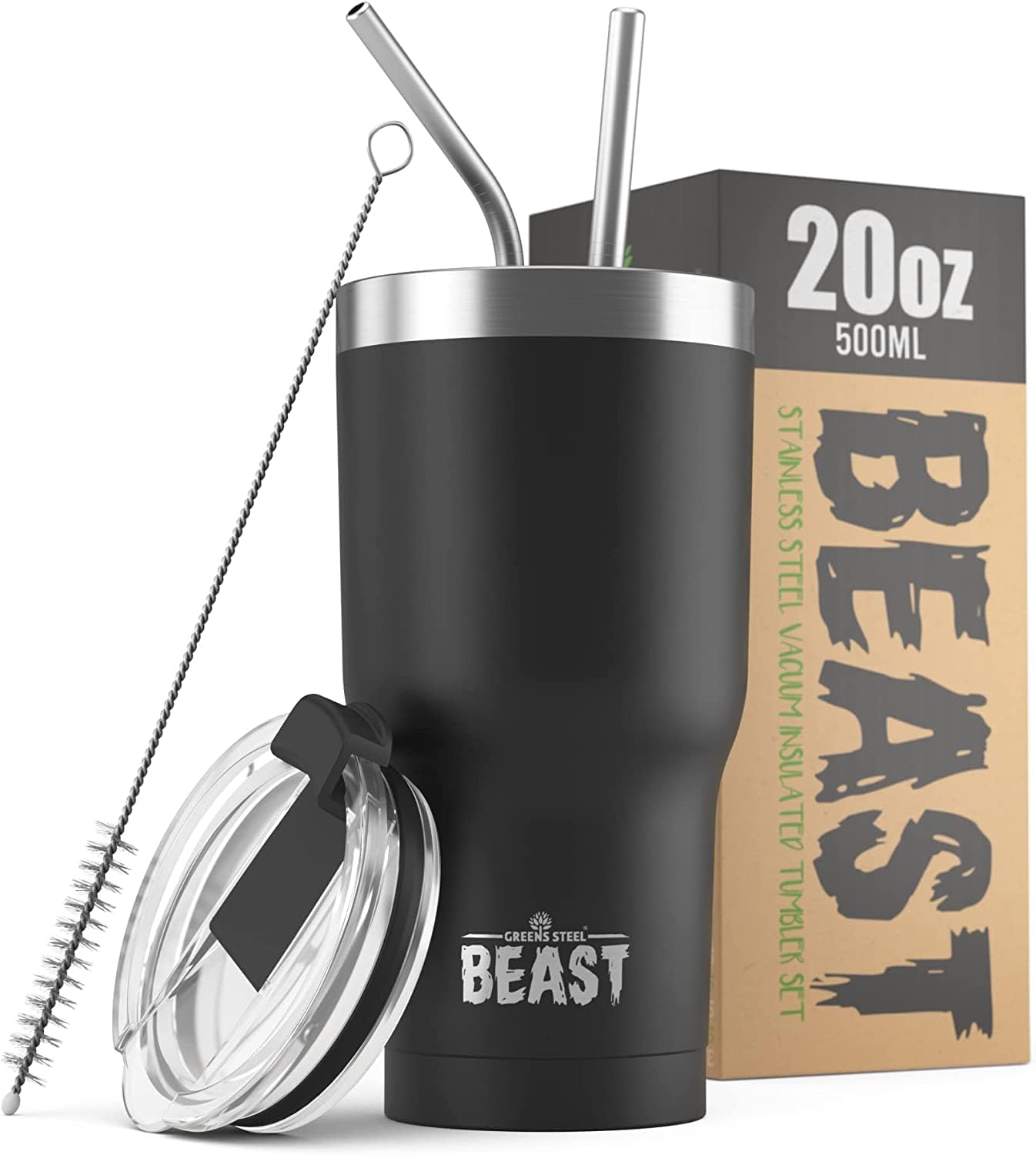 Beast 30 oz Tumbler Stainless Steel Vacuum Insulated Coffee Ice Cup Double Wall Travel Flask (Cupcake Pink)