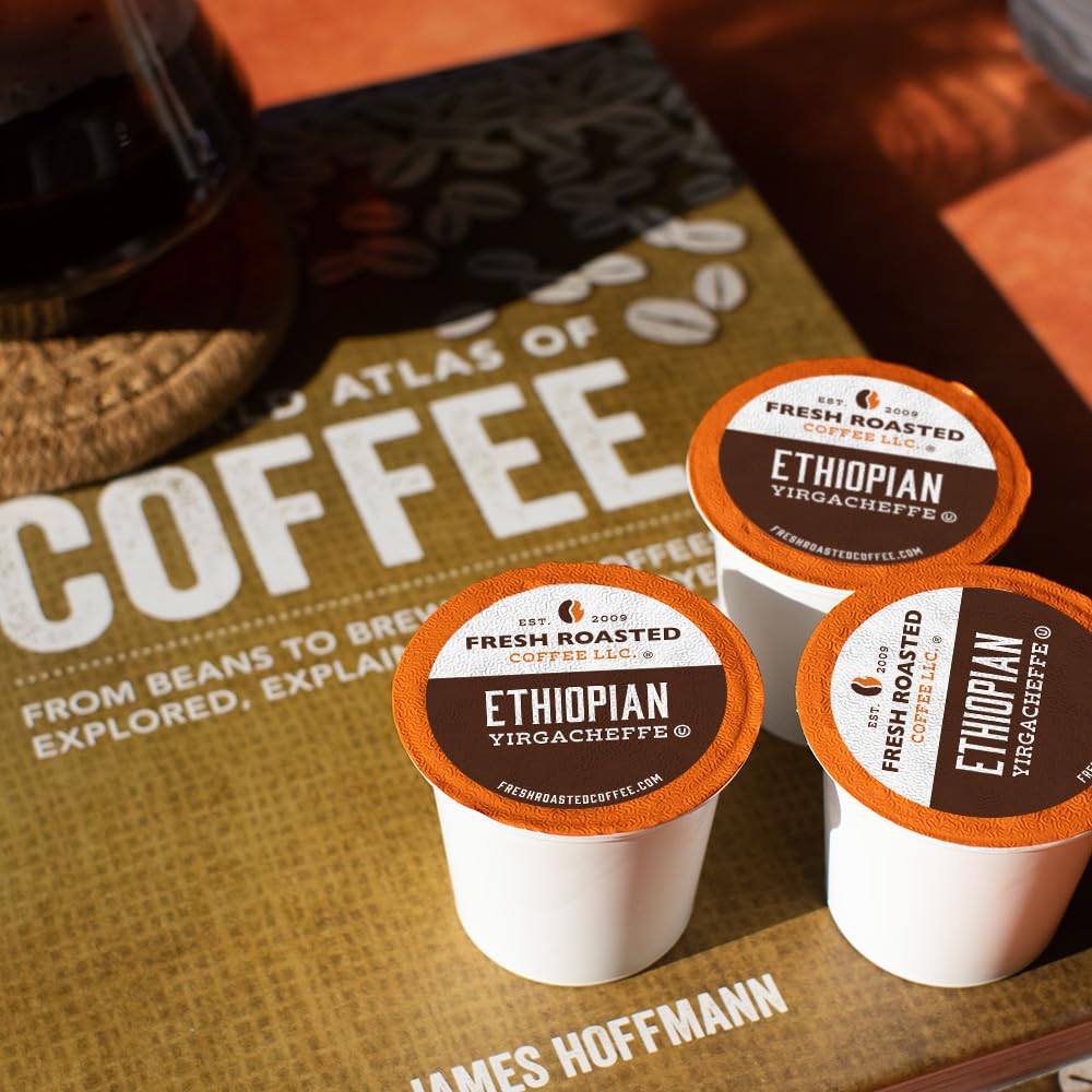 Fresh Roasted Coffee, 100% Colombian K-Cup Pods for Keurig Brewers, Medium Roast, Kosher, 96 Count Loose Pack