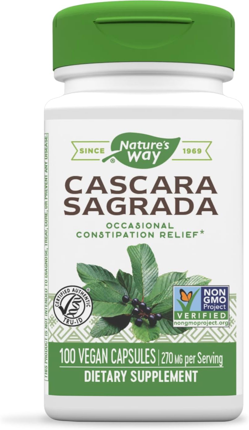 Natures Way, Cascara Sagrada Bark, 100 Count