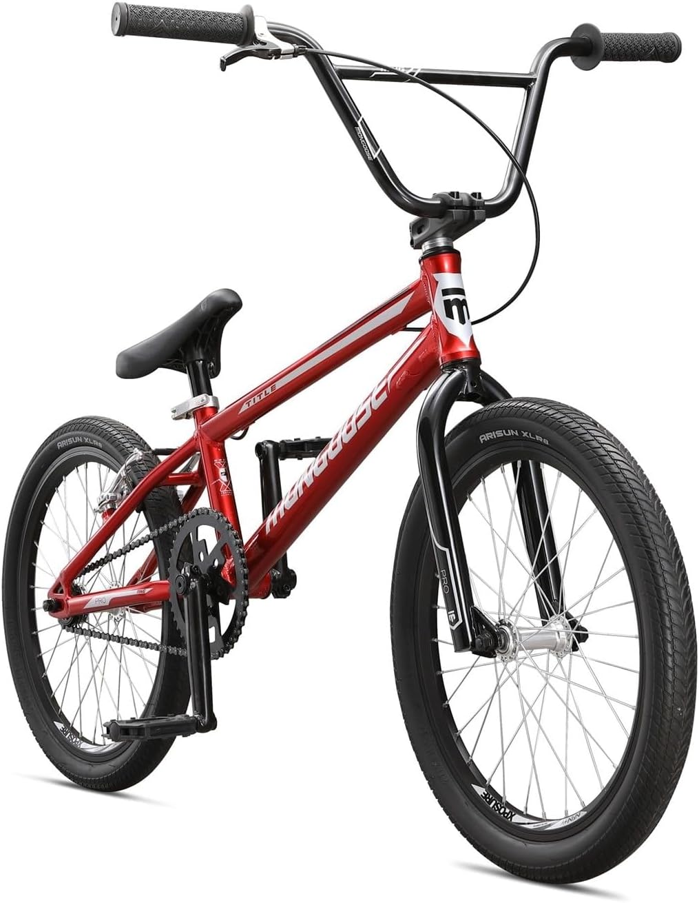 Mongoose Title Pro or Elite BMX Race Bike, Beginner or Returning Riders, Featuring Lightweight Tectonic T1 Aluminum Frame and Internal Cable Routing