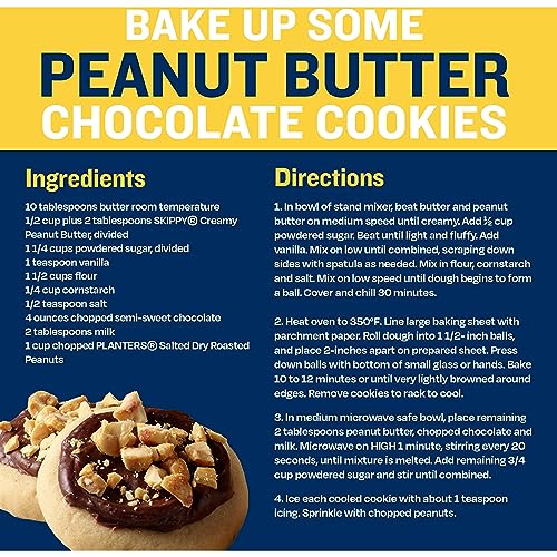 PLANTERS Honey Roasted Peanuts, Plant Based Protein Snacks, 16 Oz (1 Ct) | Roasted Sweet & Salty Nuts. Kosher. Resealable Jar. Snacks for Adults. Party Mix, Party Snacks