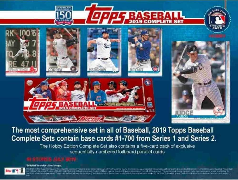 2019 Topps Baseball Cards Hobby Factory Set (700 Cards/Set 5 Bonus Cards)