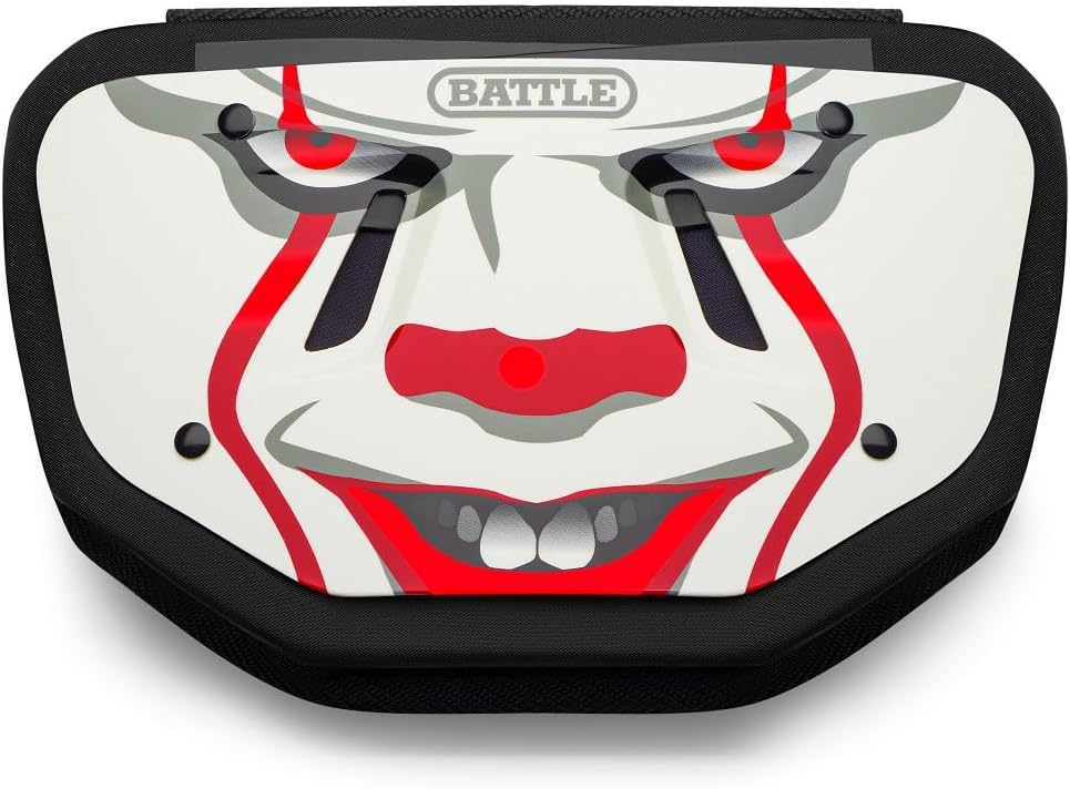 Battle Sports Novelty Football Back Plate, Kids, Adults