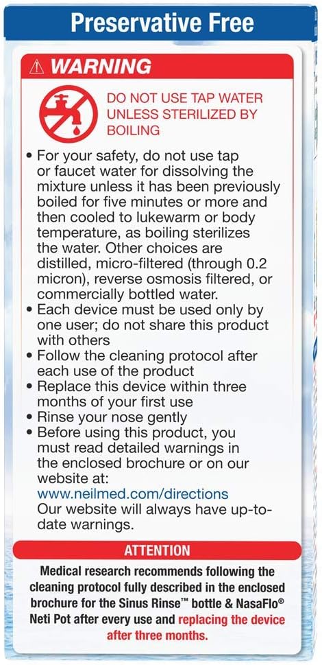 Sinus Rinse Adult Bottle Kit 8 Oz