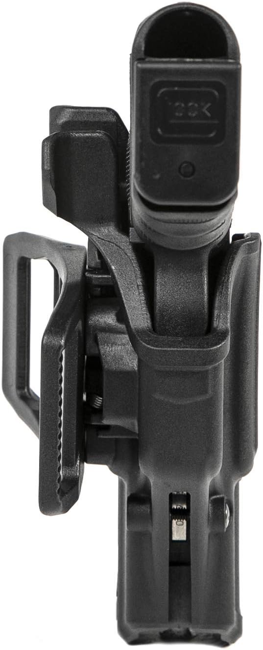 BLACKHAWK T-Series L2C Compact Holster , Black, Glock 17 Black RH