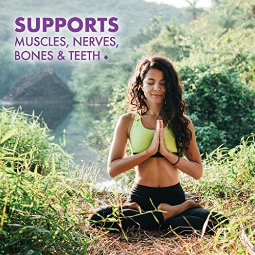 Bluebonnet Nutrition Calcium Magnesium Plus Vitamin D3 Earthsweet, Bone Health & Muscle Relaxation, Soy-Free, Gluten-Free, Kosher Certified, Dairy-Free, 90 Vanilla Flavored Chewable Tablets | Bone Health; Kosher Certified, Gluten-Free, Soy-Free, Dairy-Fr…