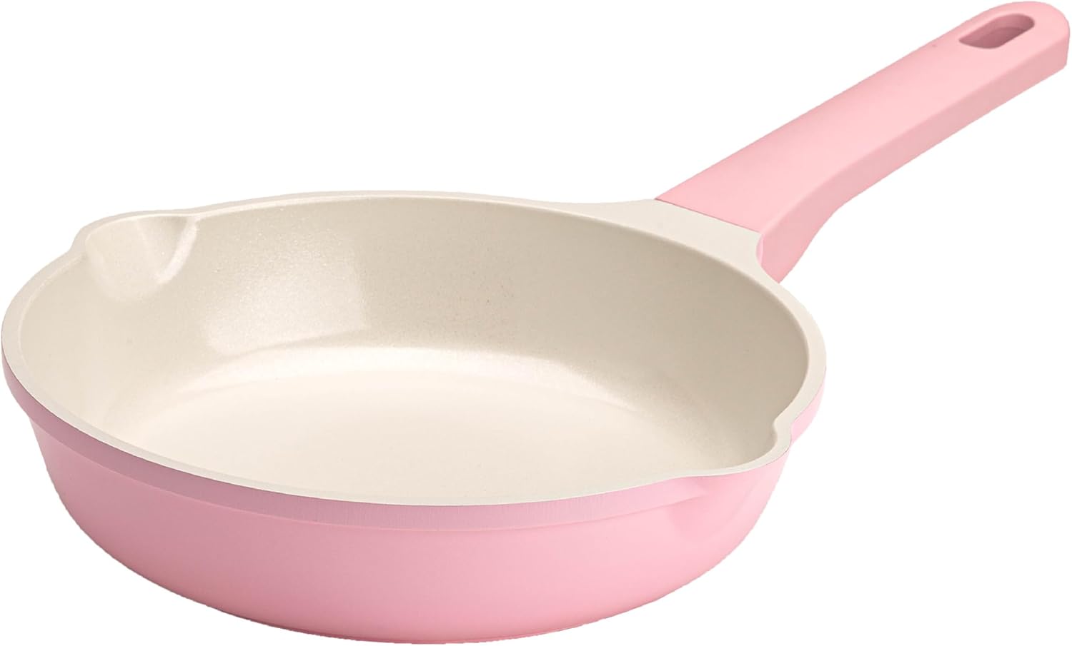Paris Hilton Cast Aluminum Dutch Oven with Lid, Ceramic Nonstick Coating Made Without PFAS, PFOA, PFOS & PTFE, Heart Knob, 4.3-Quart, Pink