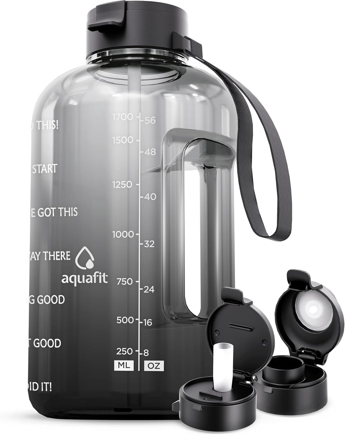 AQUAFIT 1 Gallon Water Bottle with Time Marker