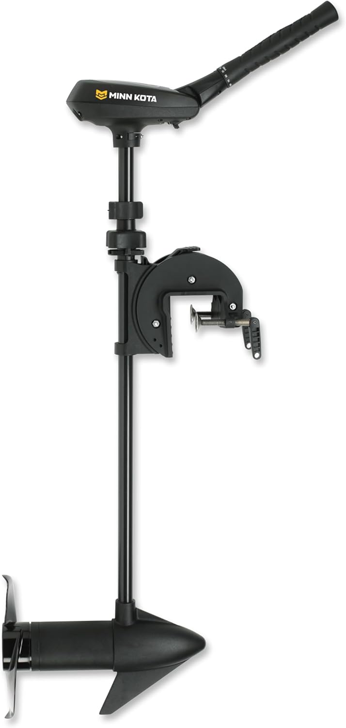 Minn Kota Traxxis Transom-Mount Electric Trolling Motor – 55 Lb. Thrust, 42 in. Shaft, Freshwater